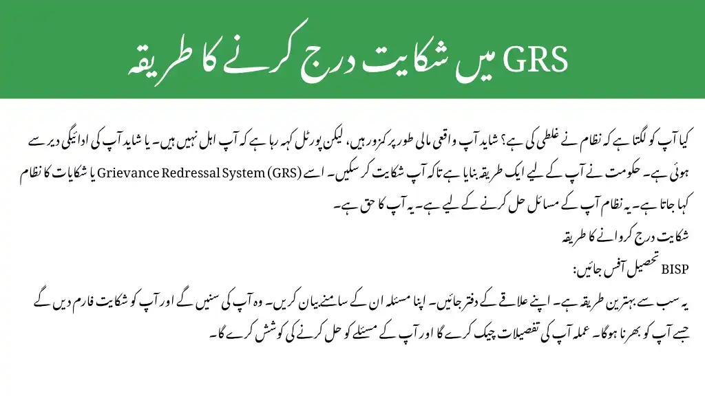 How to File a Complaint GRS